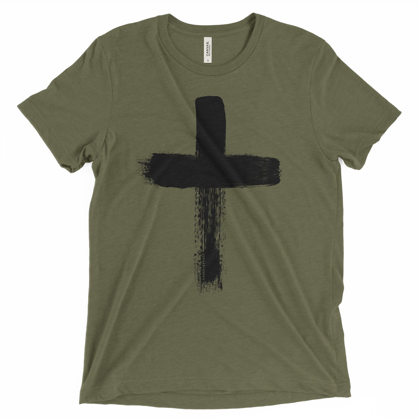 The Brushed Cross Tee (Black Print)
