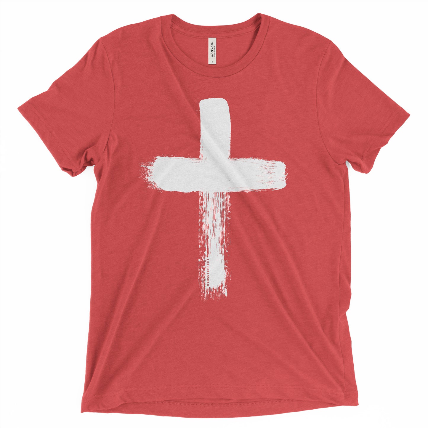 The Brushed Cross Tee (White Print)