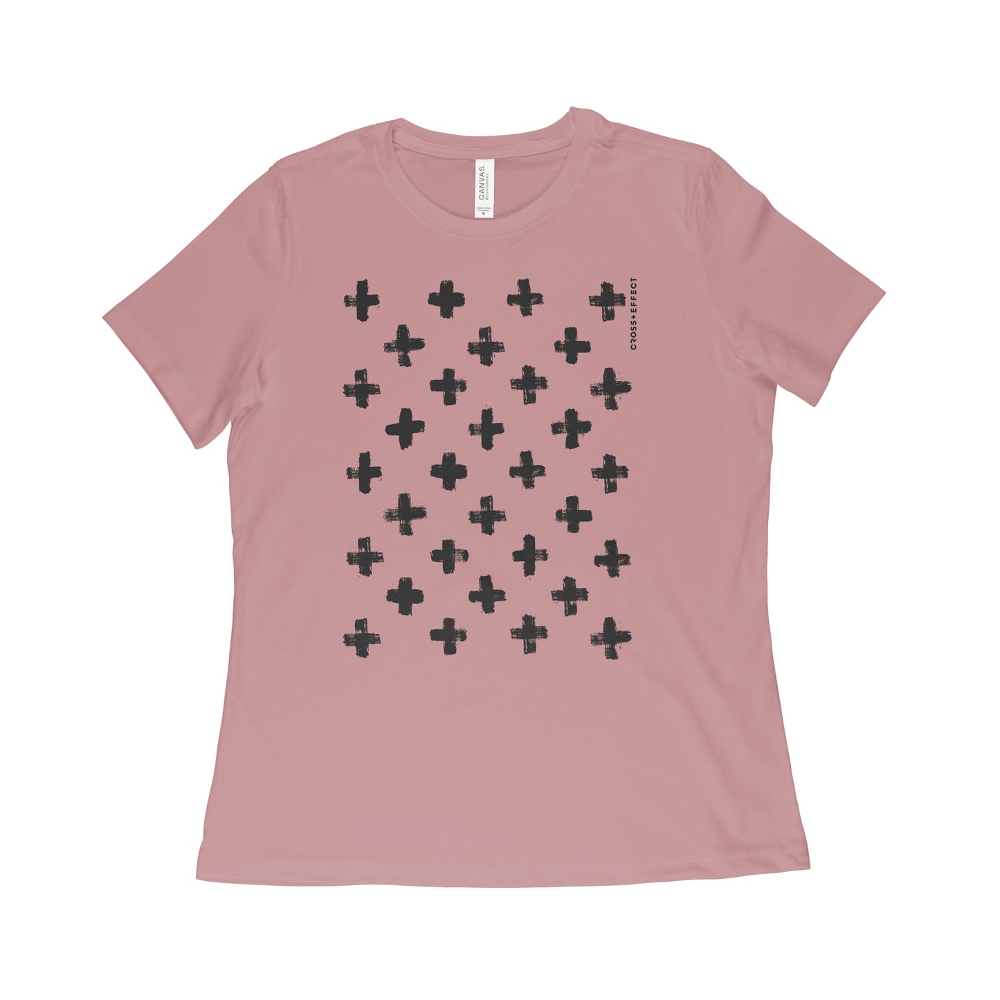 The Cross Yard Tee (Black Print Women's)