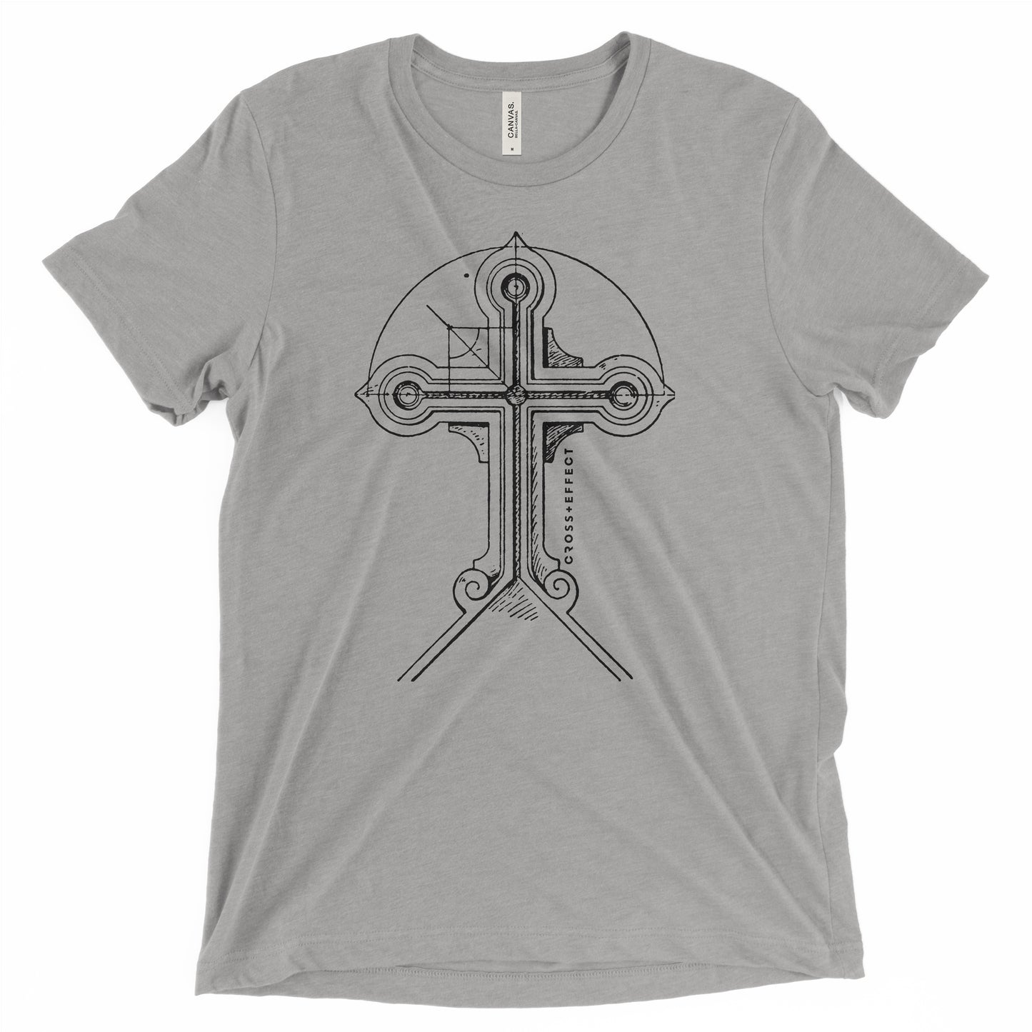The Blueprint Cross Tee (Black Print)