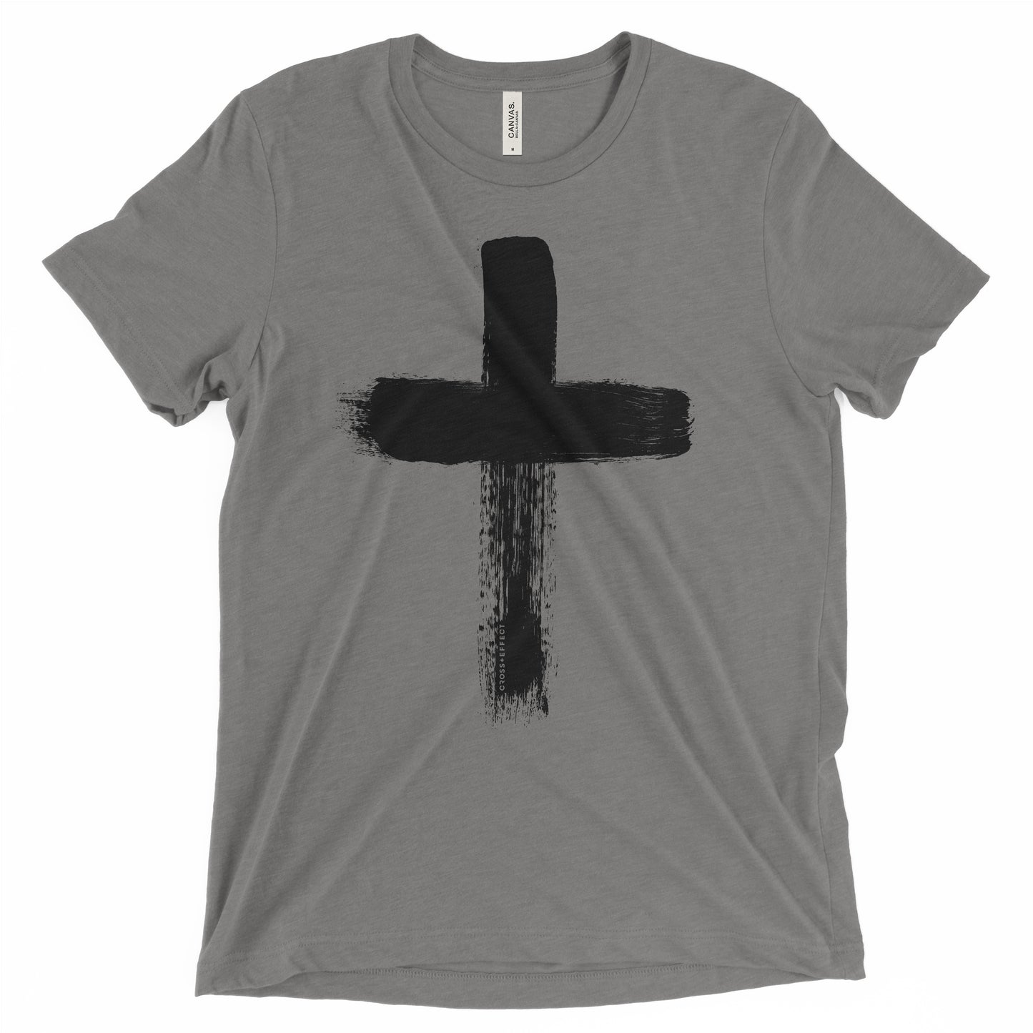 The Brushed Cross Tee (Black Print)