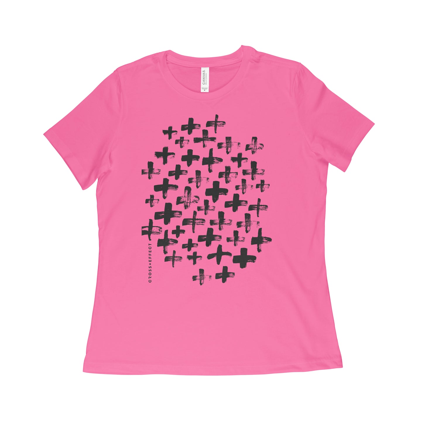 The Marker Crosses Tee (Black Print Women's)