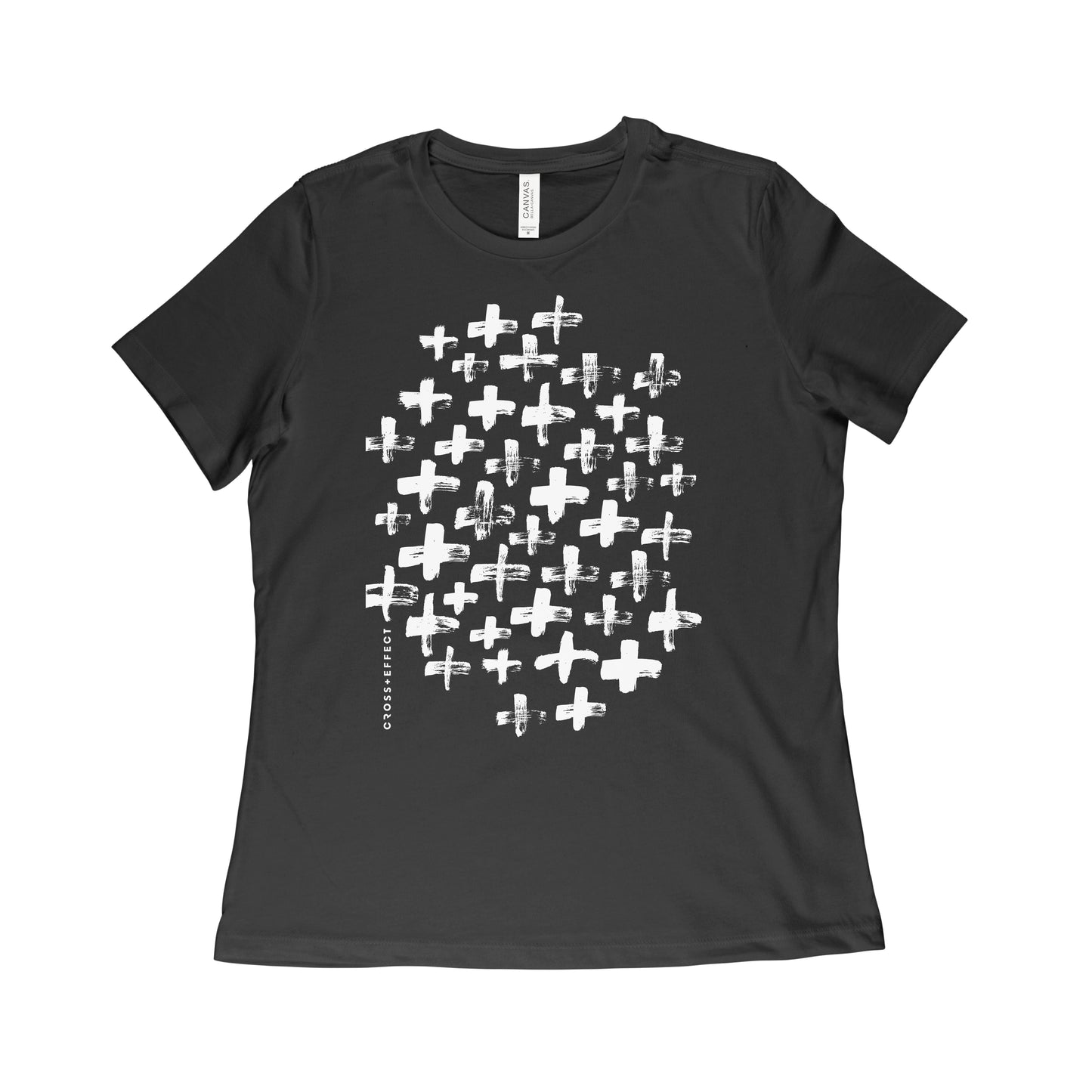 The Marker Crosses Tee (White Print Women's)
