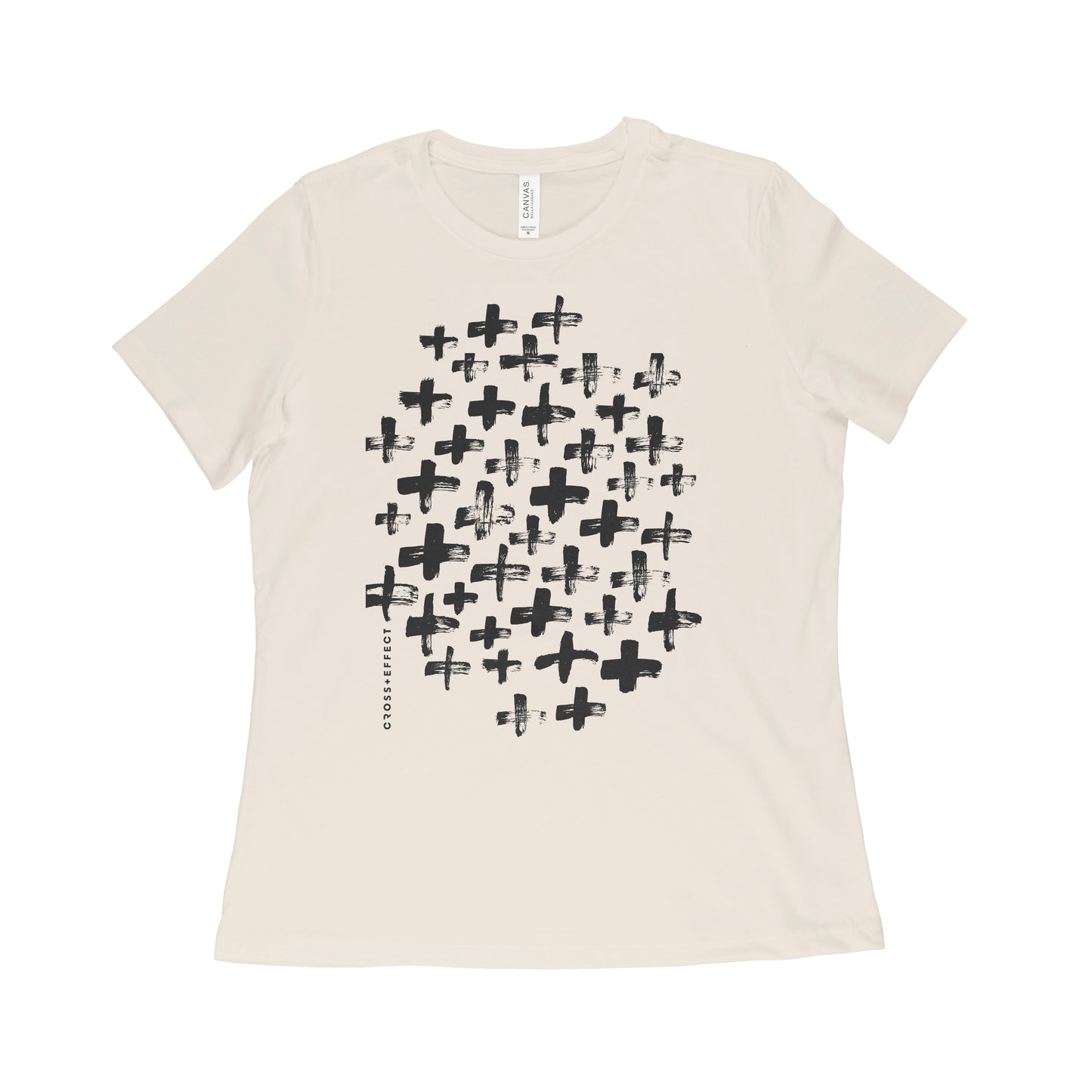 The Marker Crosses Tee (Black Print Women's)