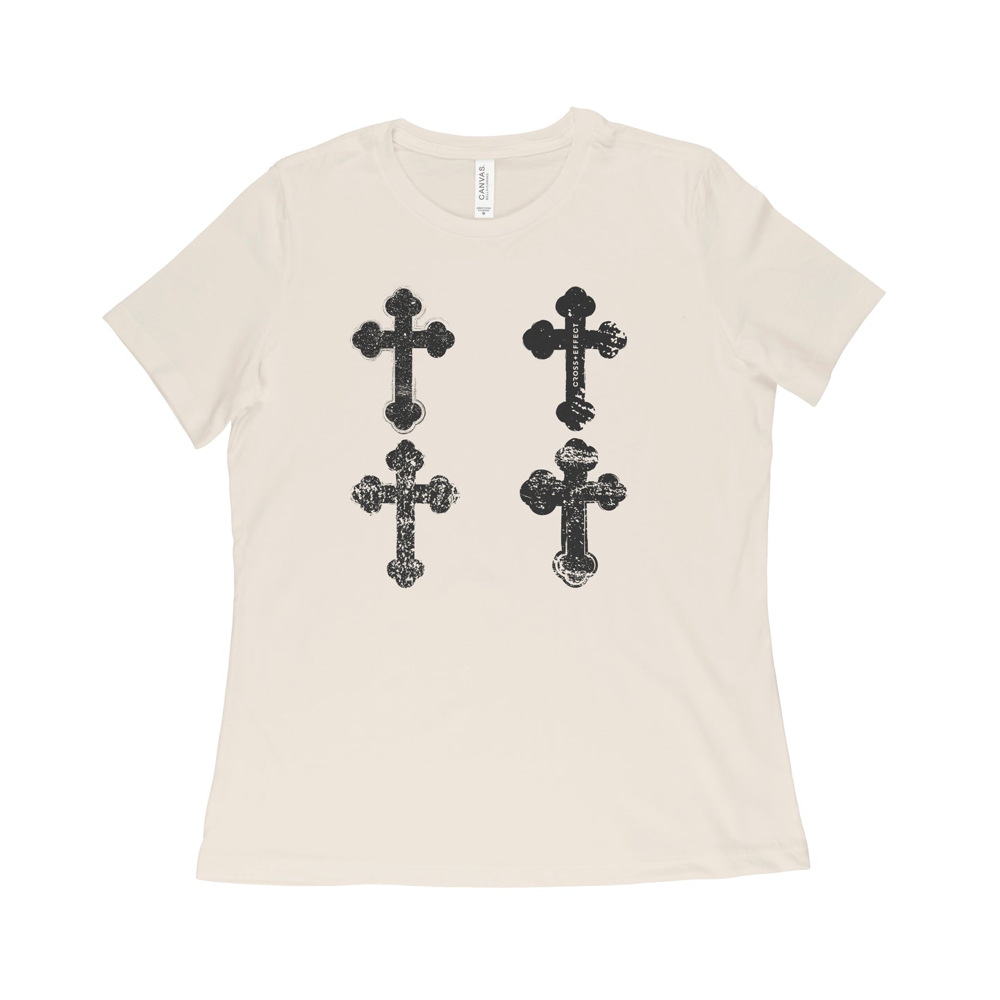The Olde Irish Crosses Tee (Black Print Women's)