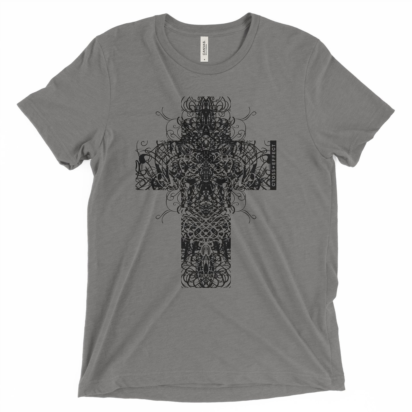 The Ornate Cross Tee (Black Print)
