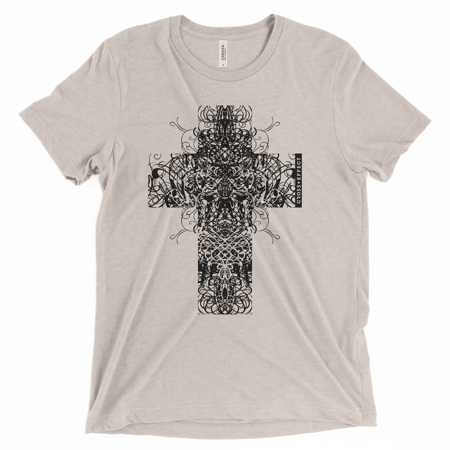 The Ornate Cross Tee (Black Print)