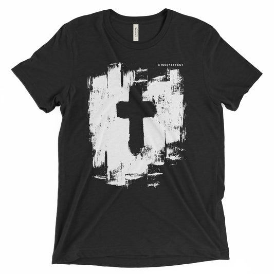 The Stencil Cross Tee (White Print)