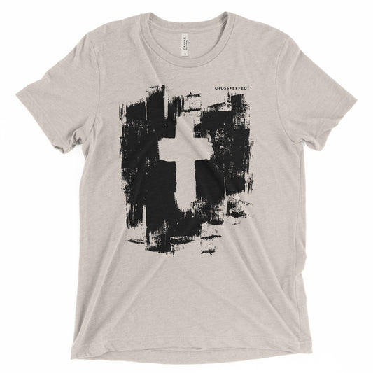 The Stencil Cross Tee (Black Print)